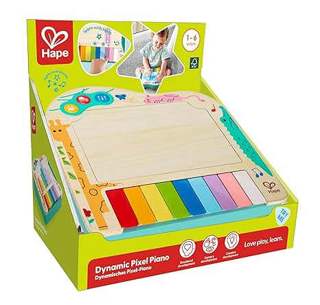 Hape Dynamic Pixel Piano E0635 - Colorland Toys