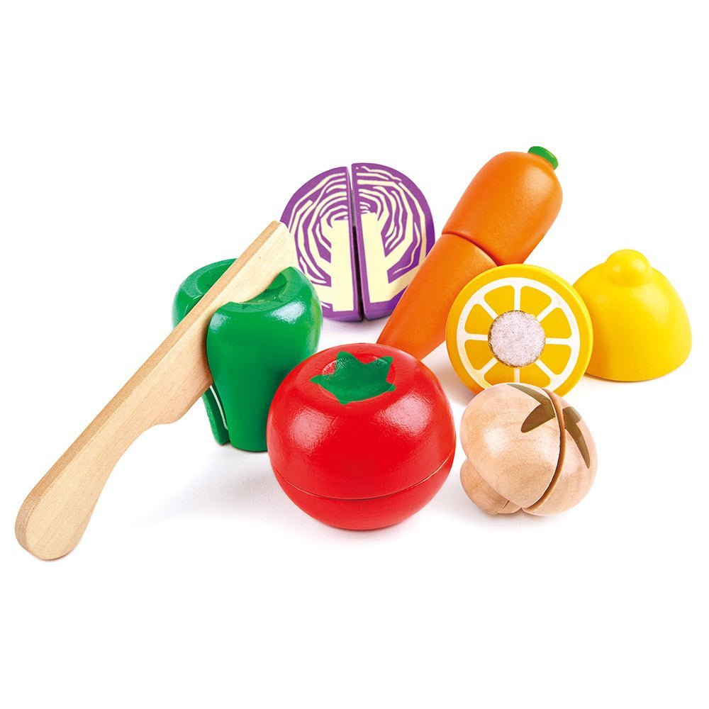 Hape Farm Shop Vegetables Kitchen and Food Wooden Playset - 7pcs - Colorland Toys