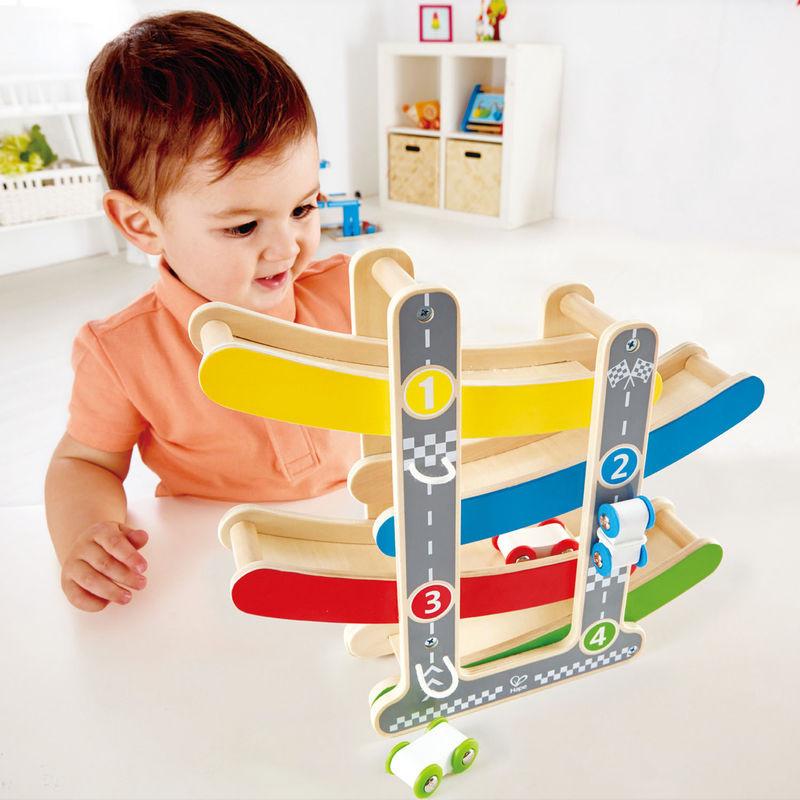 Hape Fast Flip Racetrack E0438 Wooden Development Toy — image 2