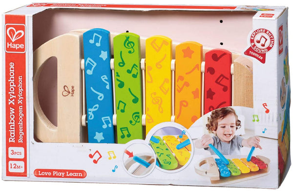 Hape Five-sound Rainbow Musical Xylophone - 3pcs
