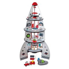 Hape Four - Stage Rocket Ship E3021 - Colorland Toys