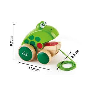 Hape Frog-Themed Push & Pull Along Toy — image 4