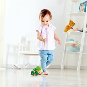 Hape Frog-Themed Push & Pull Along Toy — image 3