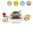 Hape Fun Fan Fryer Wooden Mini Kitchen Playset 8pcs