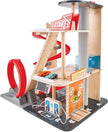 Hape Gearhead Stunt Garage Wooden Toy Car E3019