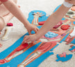Hape Human Body Jigsaw Puzzle 60pcs w/ 10 pcs Wooden Body Parts