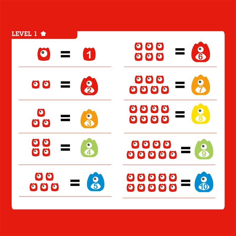 Hape Learn to Count Monster Math Measuring Scale 22pcs — image 5