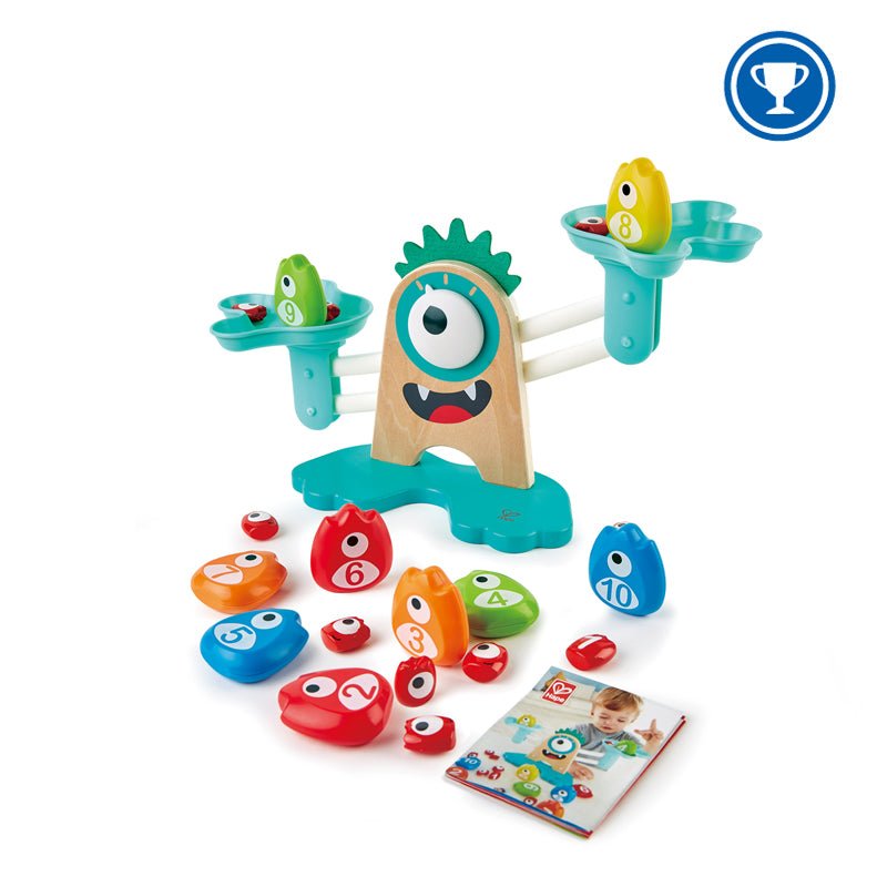 Hape Learn to Count Monster Math Measuring Scale 22pcs — image 1