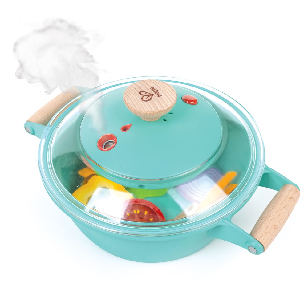 Hape Little Chef Cooking & Steam Toy Kitchen Playset - Colorland Toys