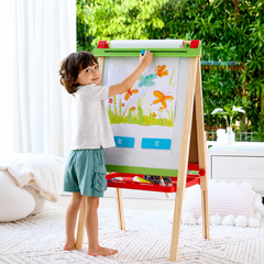 Hape Magnetic All-in-1 Double Sided Standing Easel E2016 - Colorland Toys
