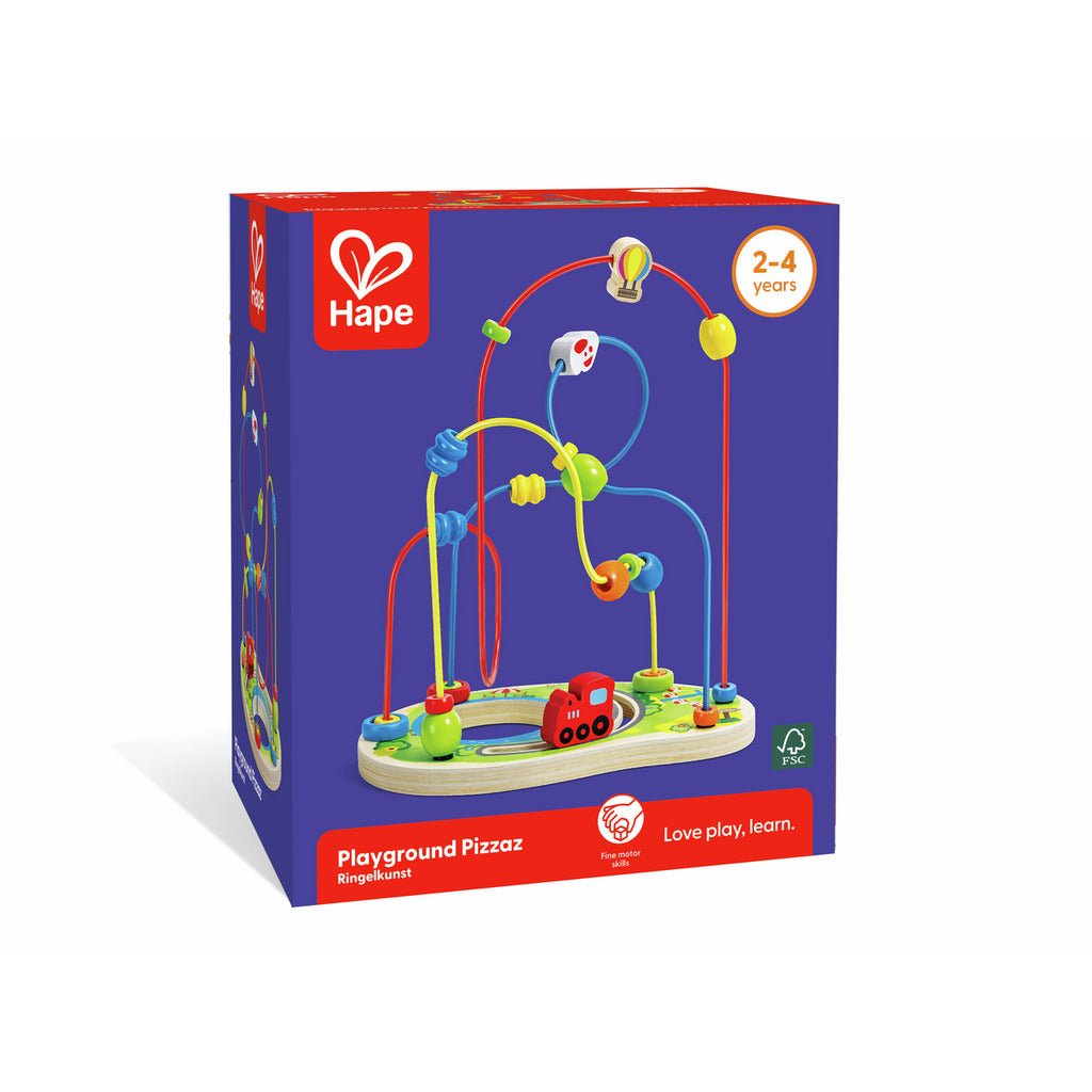 Hape Playground Pizzaz Wooden Beads Maze E1811 - Colorland Toys