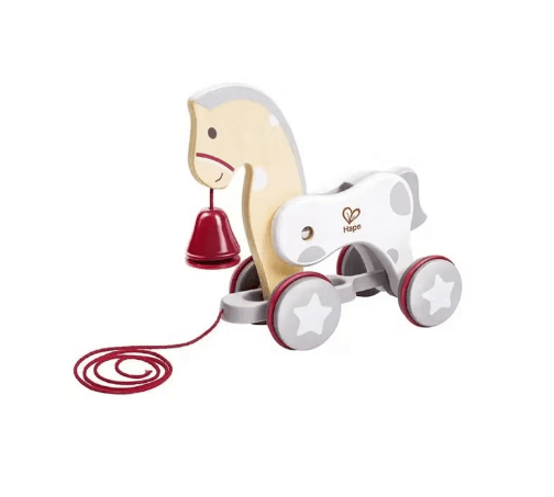 Hape Pony Pull Along E0367 - Colorland Toys