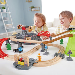 Hape Railway Bucket Builder Set - Colorland Toys