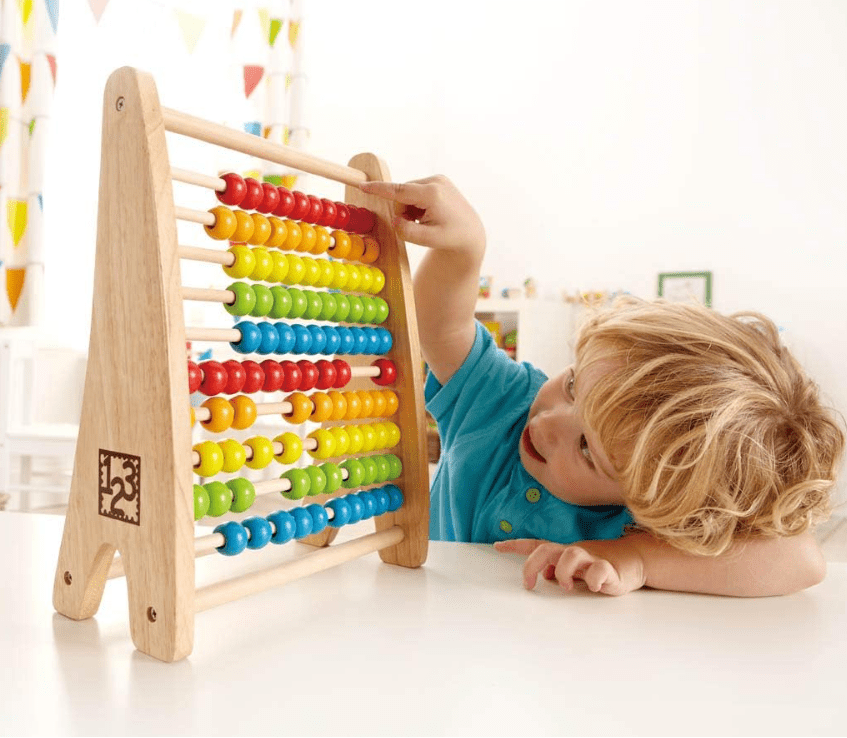 Hape Rainbow Bead Abacus E0412 - Colorland Toys