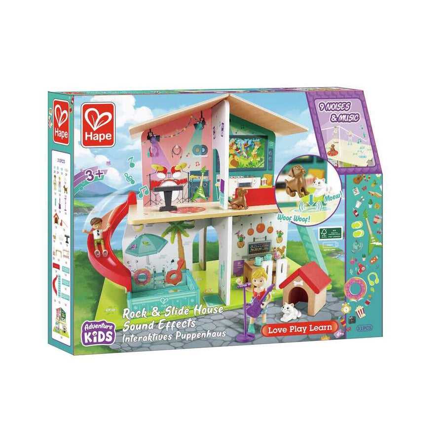 Hape Rock & Slide Musical Dollhouse E3411 — image 1