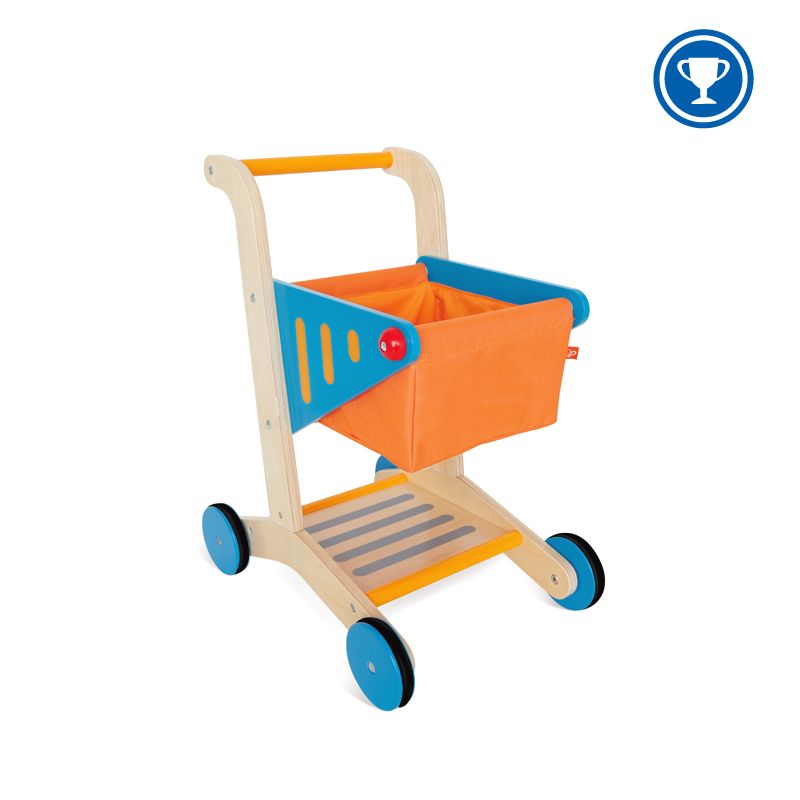 Hape Role Play Wooden Shopping Cart — image 1