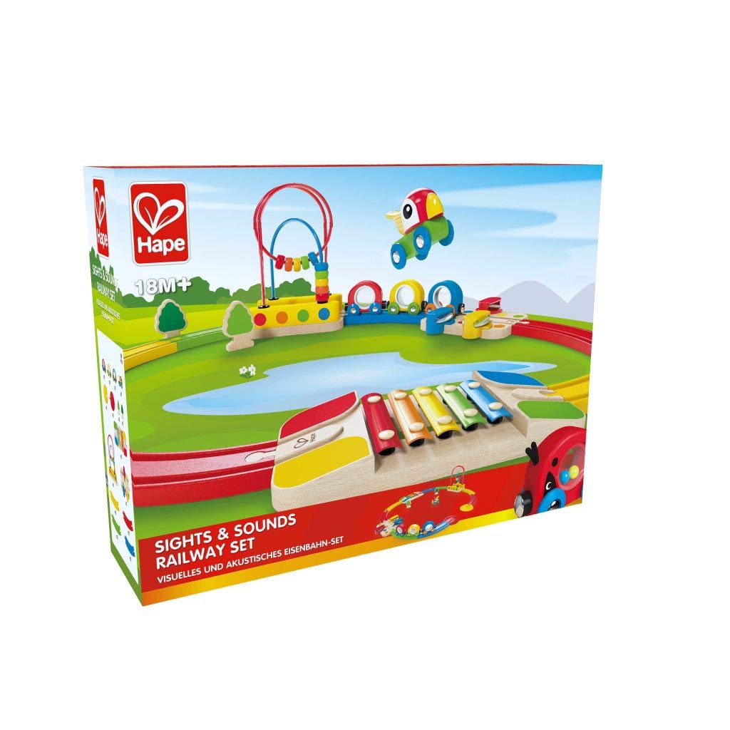 Hape Sights & Sounds Railway Set E3815 - Colorland Toys
