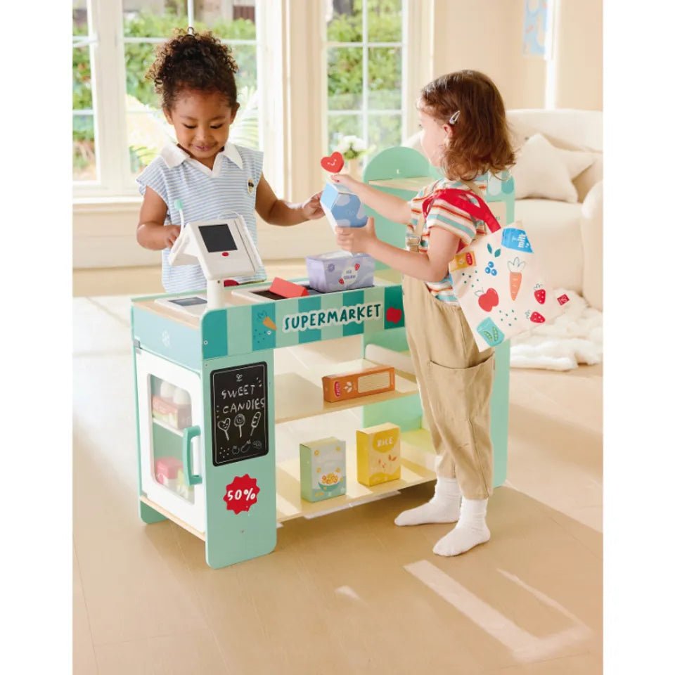 Hape Smart & Wooden Supermarket E3233 - Colorland Toys