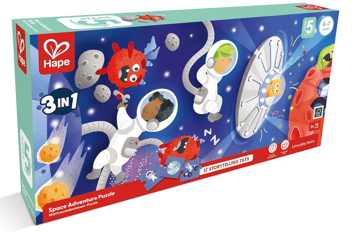 Hape Space Adventure Puzzle E1646 - Colorland Toys