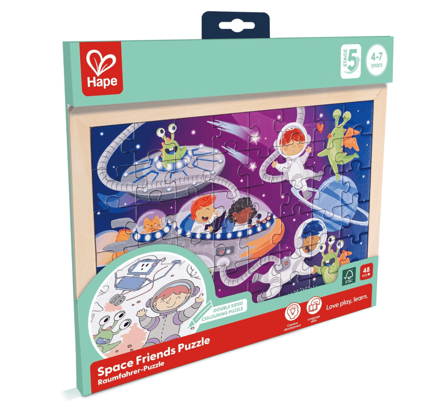 Hape Space Friends Puzzle E1644 - Colorland Toys