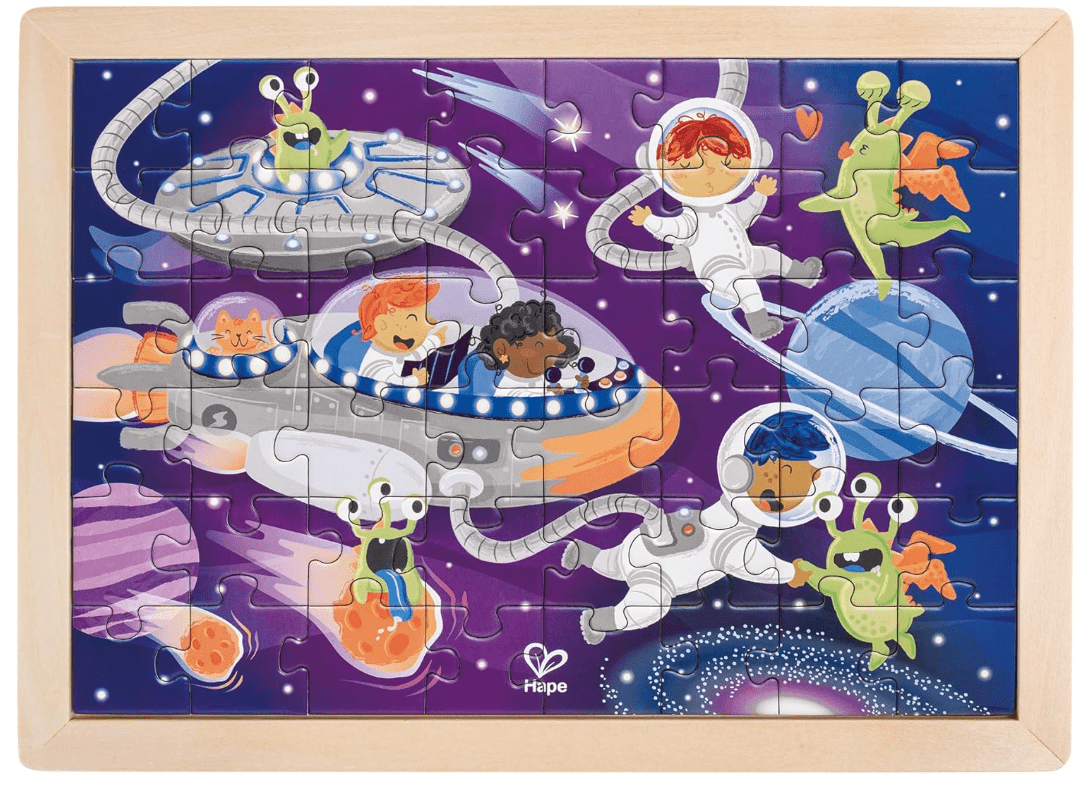 Hape Space Friends Puzzle E1644 - Colorland Toys