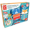 Hape Sponge Painting Fun Art Activity Paint Set