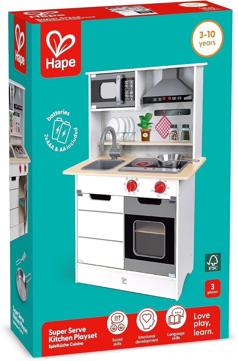 Hape Super Serve Kitchen Playset E8710 - Colorland Toys