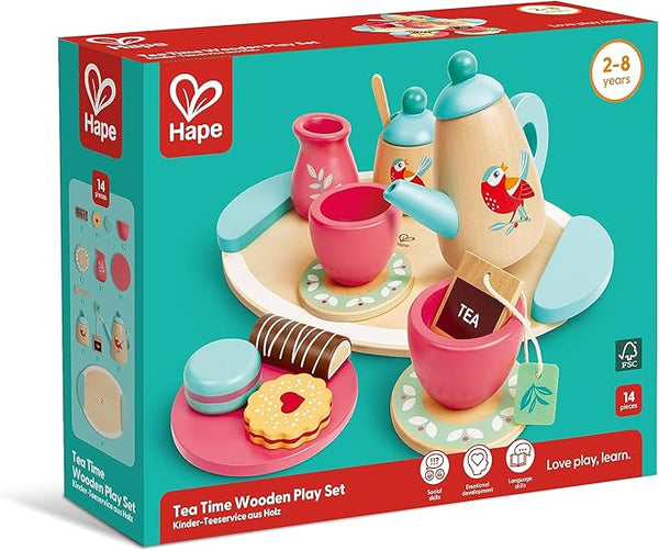 Hape Tea Time Wooden Play Set E3207