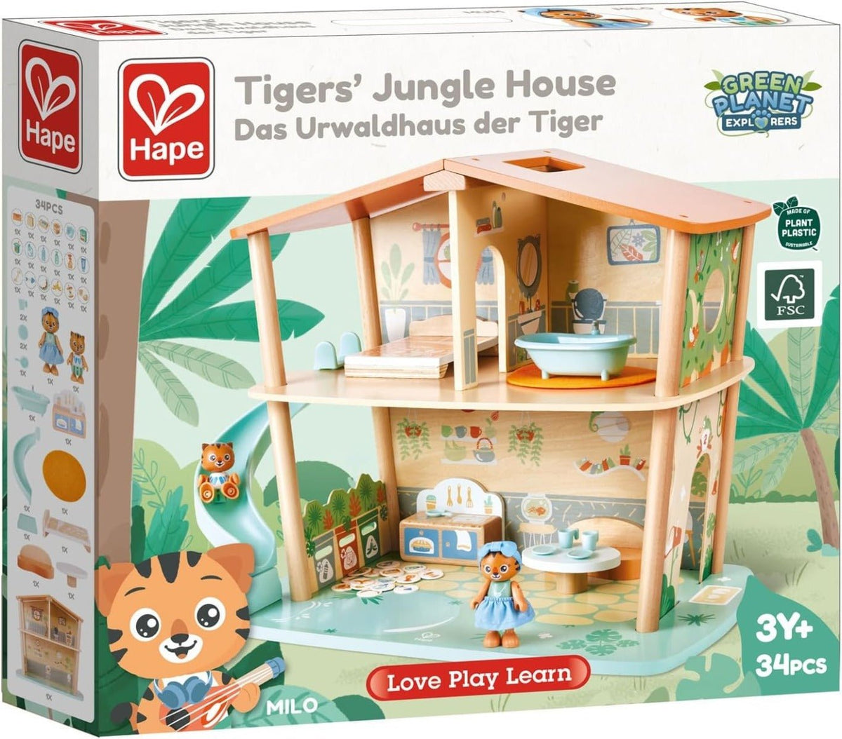 Hape Tigers Jungle House E3412 — image 4