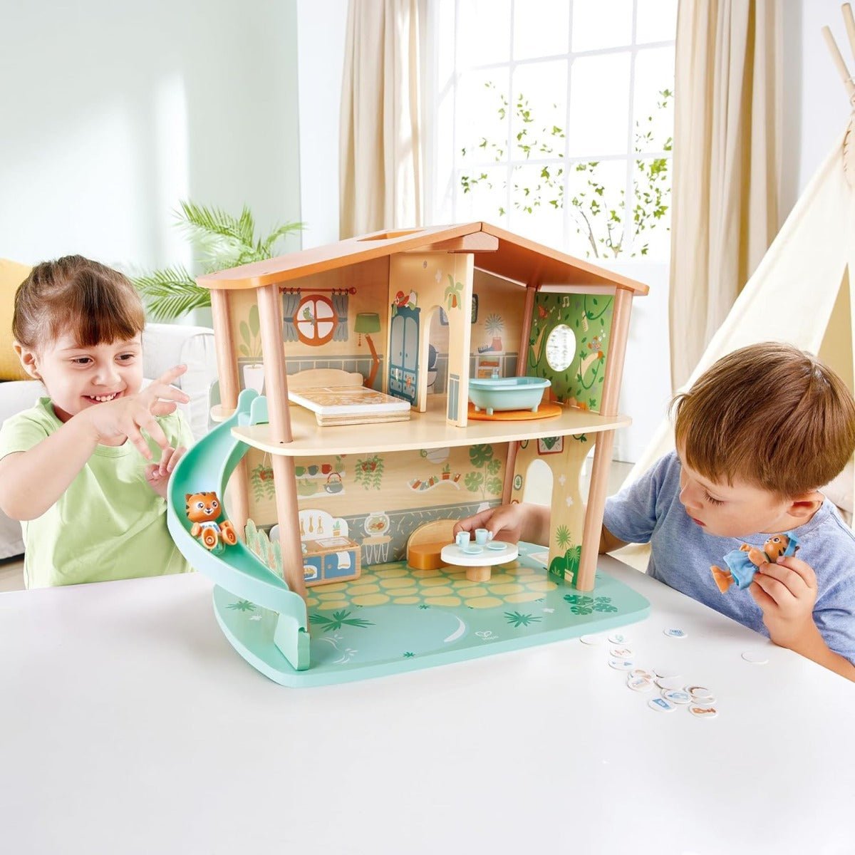 Hape Tigers Jungle House E3412 - Colorland Toys