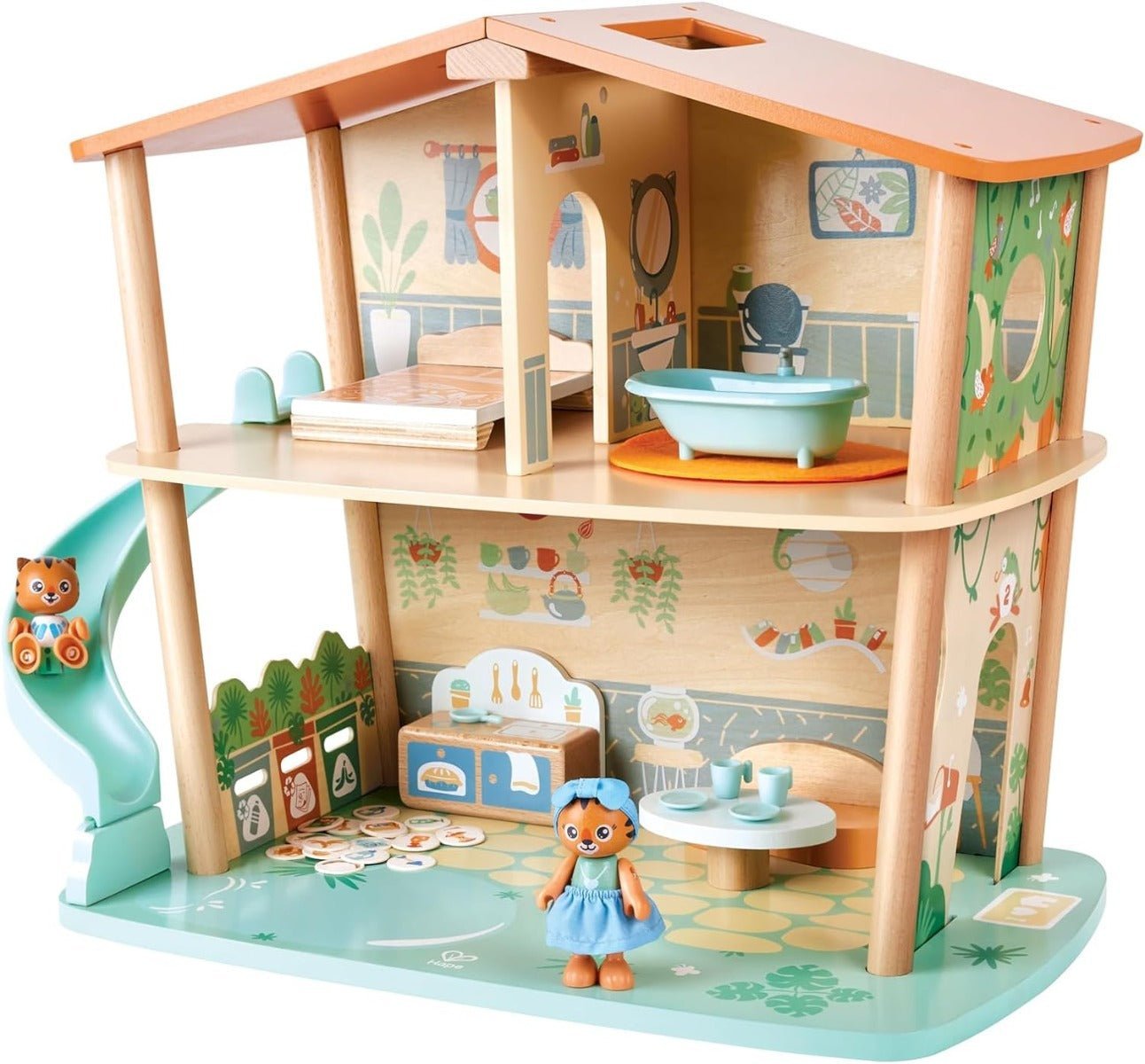 Hape Tigers Jungle House E3412 - Colorland Toys