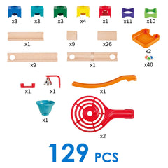 Hape Tricks & Twists Marble Track E1100 - Colorland Toys