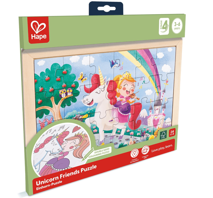 Hape Unicorn Friends Puzzle E1642 - Colorland Toys