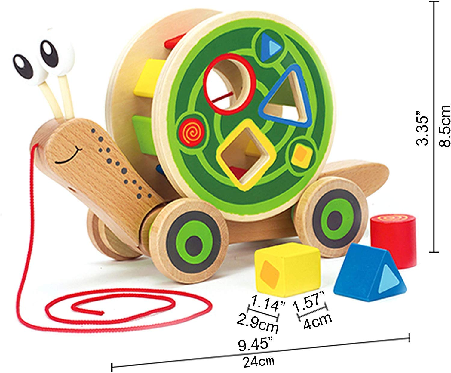 Hape Walk - A - Long Snail E0349 - Colorland Toys