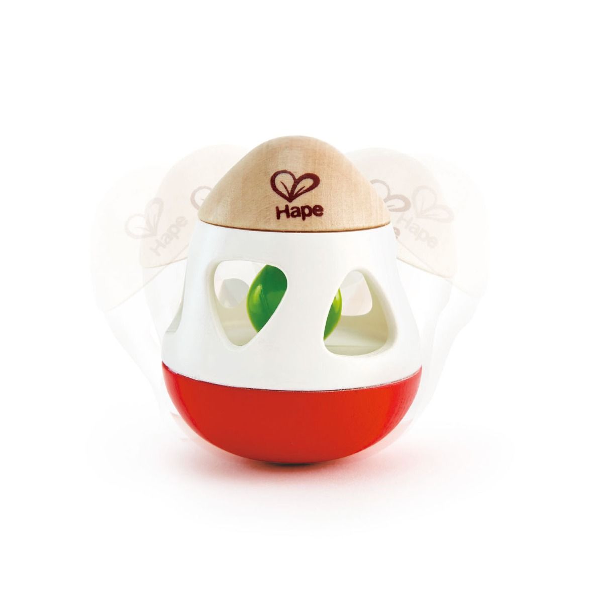Hape Wooden Bell Rattle Infant Toy — image 1