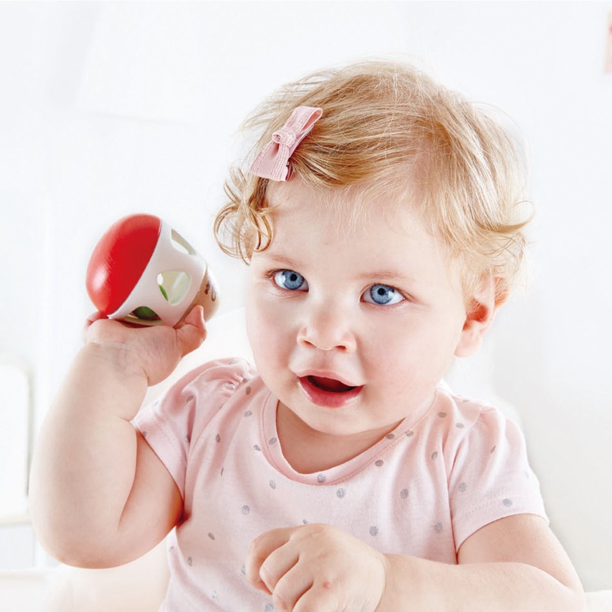 Hape Wooden Bell Rattle Infant Toy - Colorland Toys