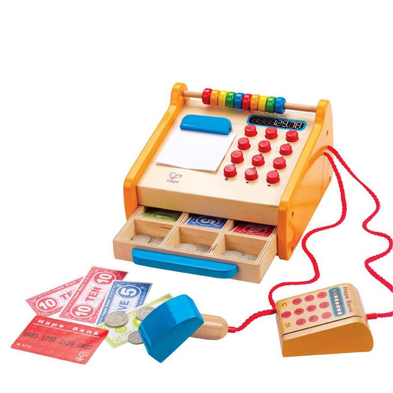 Hape Wooden Checkout Cashier Register Kitchen Playset — image 1