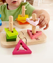 Hape Wooden Creative Peg Puzzle -16pcs