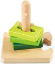 Hape Wooden Creative Peg Puzzle -16pcs
