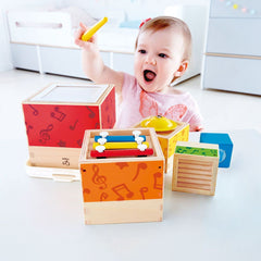 Hape Wooden Stacking Musical Set - Colorland Toys