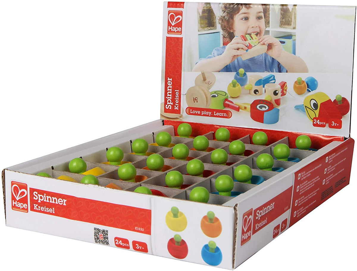 Hape - Wooden Top Spinner Assorted 1 pc — image 2