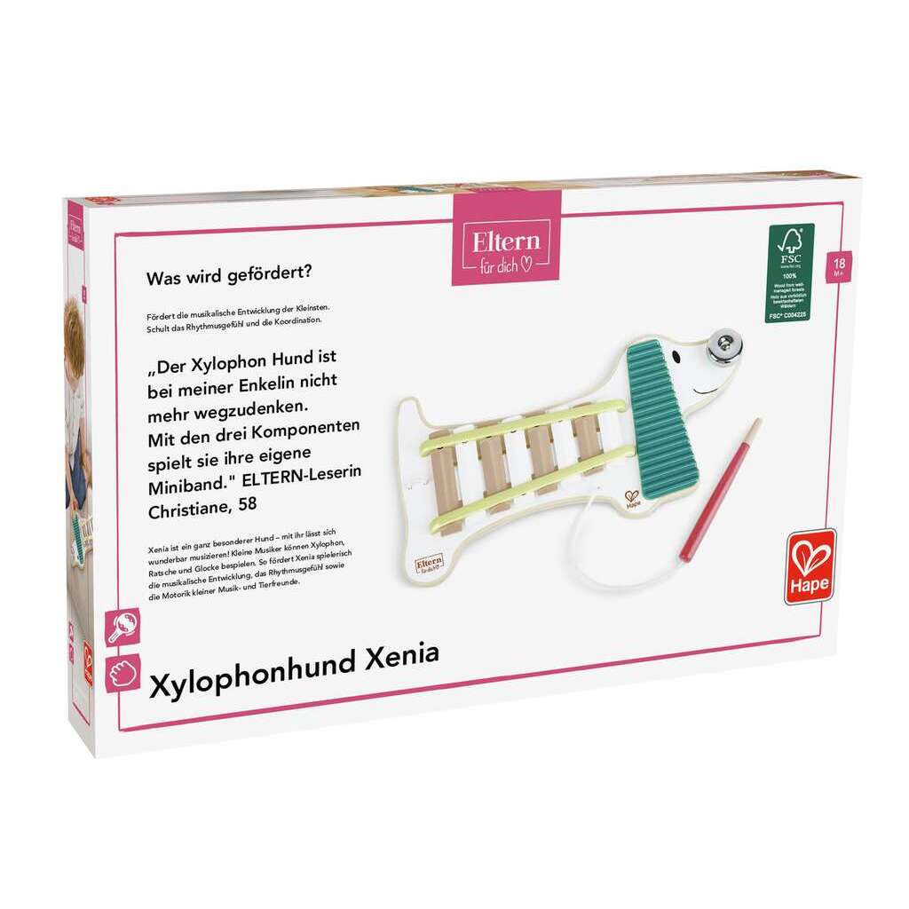 Hape Xylophone Dog Xenia E8534 - Colorland Toys