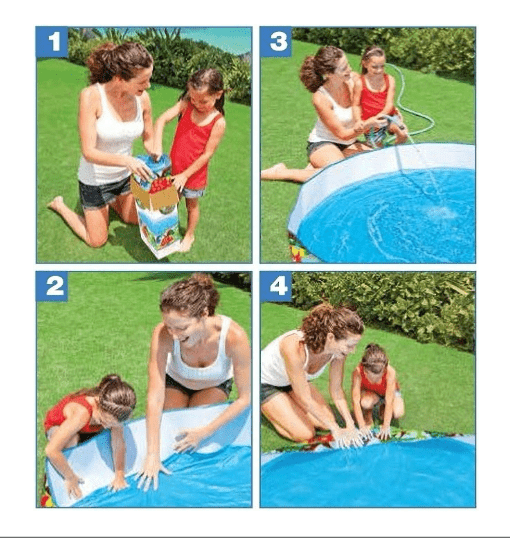 Happy Dino Animals Snapset Pool 58474 - Colorland Toys