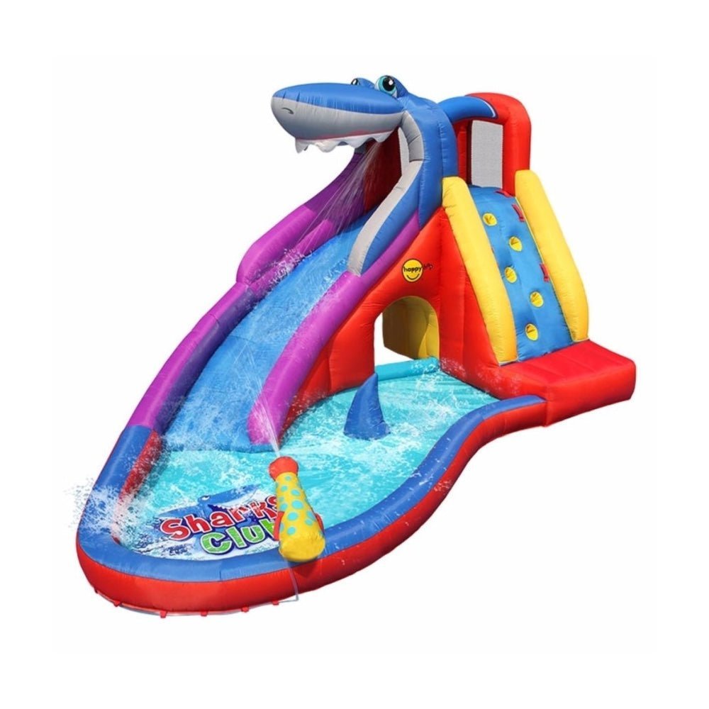 Happy Hop Inflatable Shark Club Slide 9417 - Colorland Toys