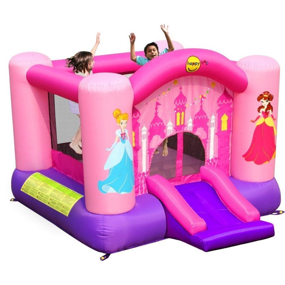 Happy Hop Princess Jumping Castle with Slide 9201P - Colorland Toys