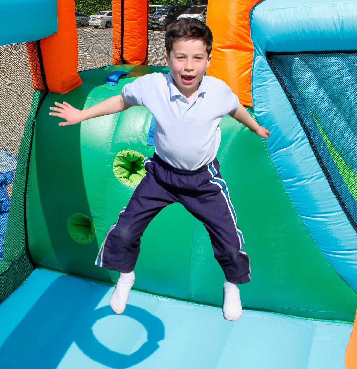 Happy Hop The Oasis 7-in-1 Water Park | Kids Inflatable Slide & Pool — image 5