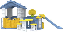 Happy Play House with Slide & Table and Chair Blue CHD - 805 - Colorland Toys