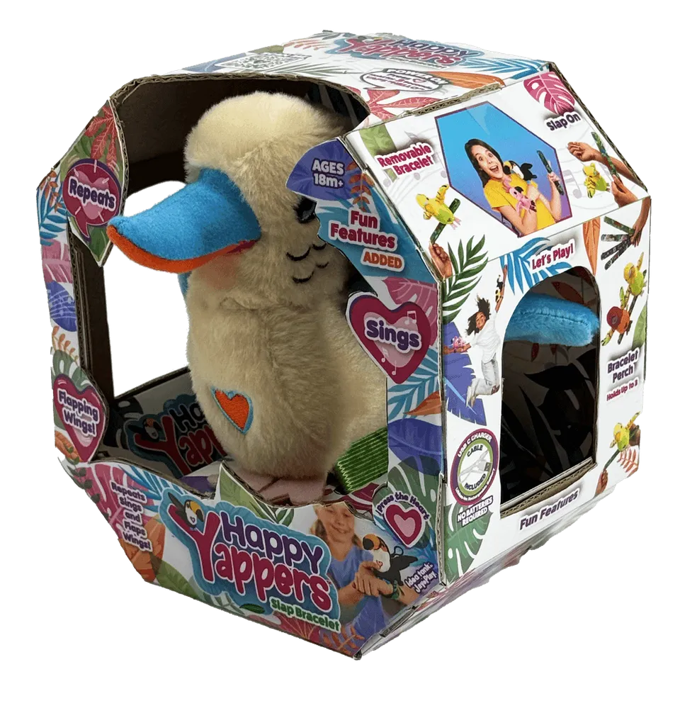 Happy Yappers S2 White Kookaburra 9403 - Colorland Toys