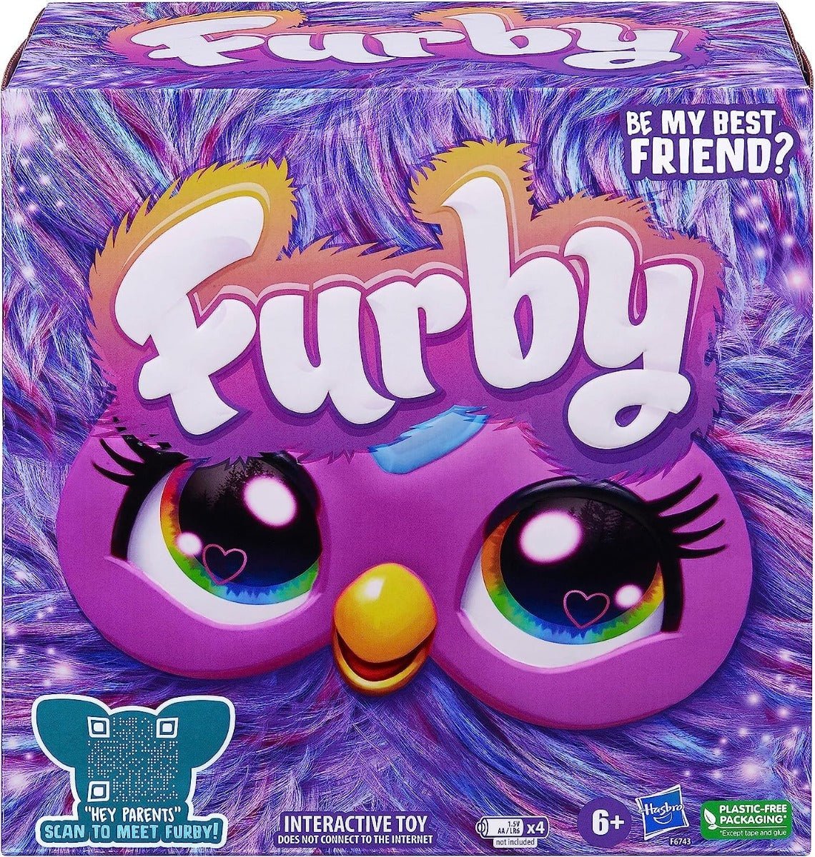 Hasbro Furby Plush Purple F6743 - Colorland Toys