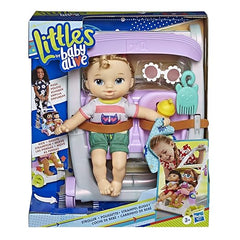 Hasbro Littles By Baby Alive Push And Kick Stroller Little Ana E6703 - Colorland Toys